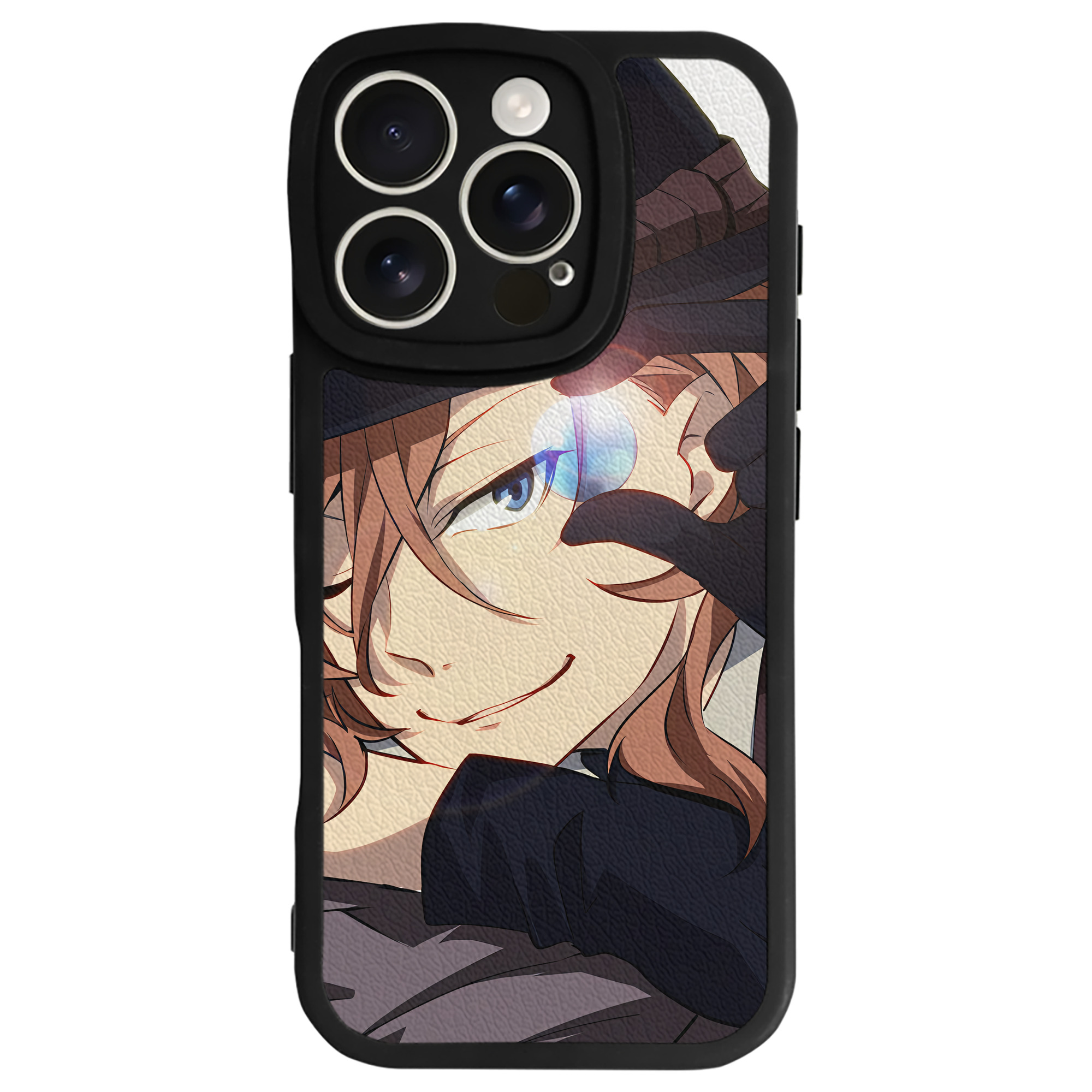 （画像用） 文豪ストレイドッグス Bungo Stray Dogs 【iPhone 16シリーズ対応】シリコンスマホケース（レザー調） 材質：シリコン